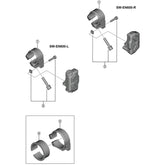 Shimano Sw-En600 Stay 22.2 Mm With Nut Spares & Accessories